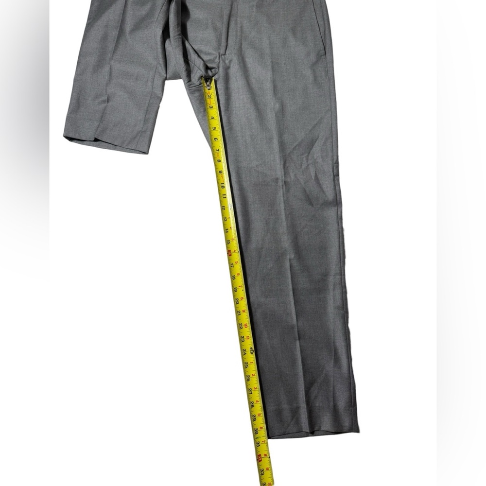 Zanella Devon Men’s Dress Pants Size 36 Gray Quattro Lame Wool Stretch Waistband - Picture 5 of 10